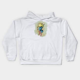 Vintage Frog Kids Hoodie